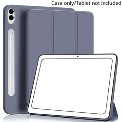 Premium Trifold Stand Flip Case with Soft TPU Back & Auto Wake/Sleep Feature - S10 Plus (YT - Purple)