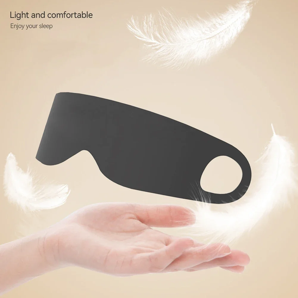 Concise Shading Sleep blindfold Sleep Mask Cotton Filled Sleeping Mask Travel Relax Sleeping Eye Mask Ear-hanging Type 6