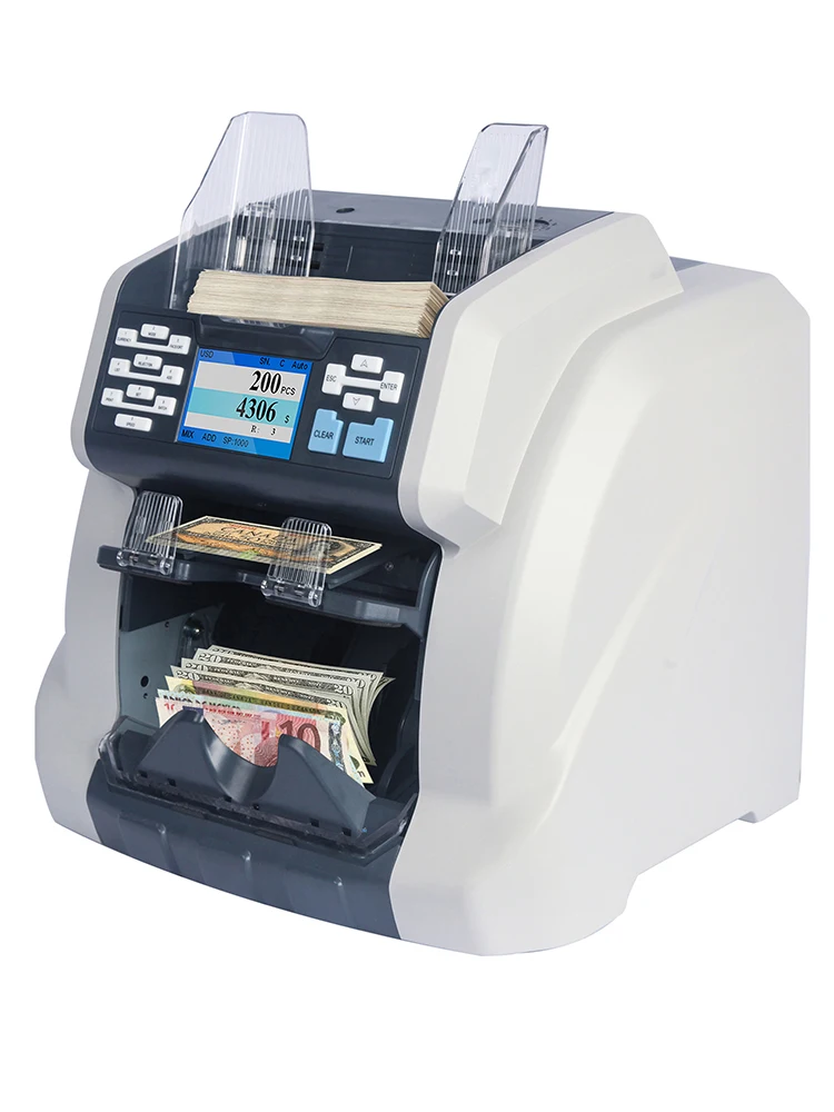 Ribao BCS 160 Two Pocket Mixed Denomination Money Counter, Dual/Two CIS