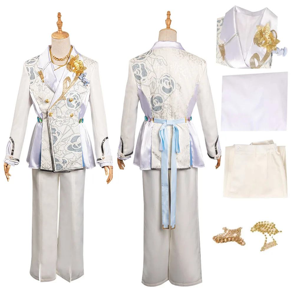 

Ensemble Stars Tsukinaga Leo Cosplay Costume Jacket Pants Uniform for Women Girls Outfits Halloween Carnival Party Disguise Suit
