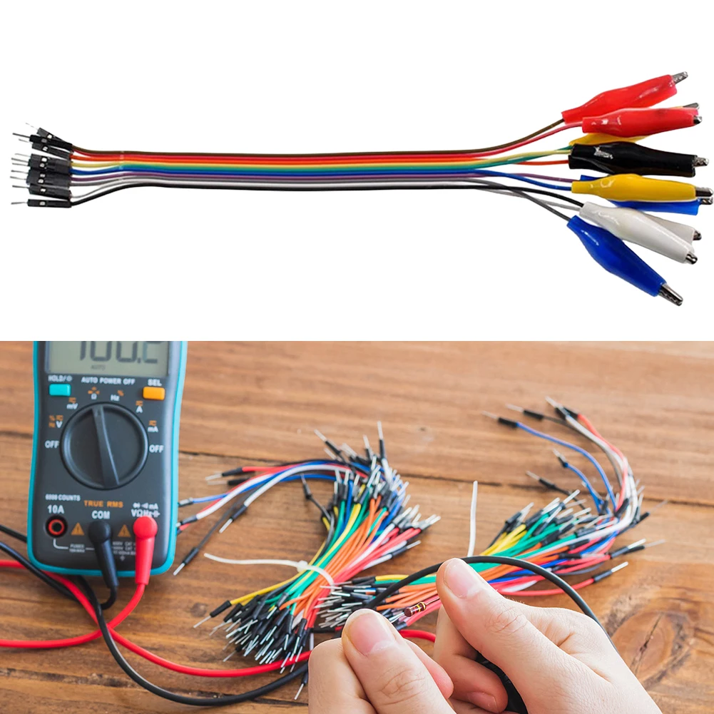 Alligator Clips Test Leads 10PCS