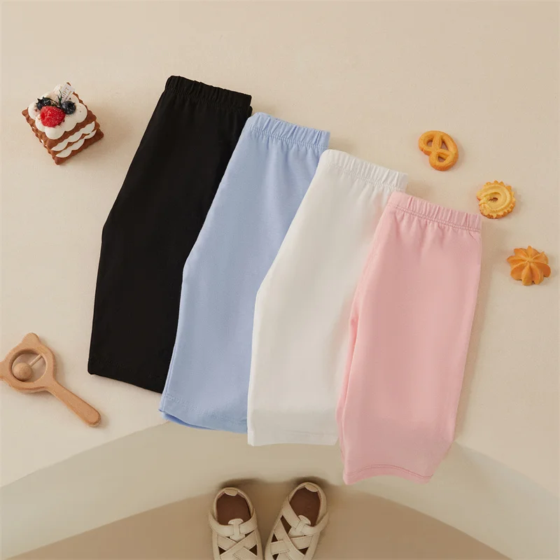 Tregren 1-8Y Kids Sports Pants Casual Elastic Waist Solid Color Athletic Long Sweatpants Infant Toddler Clothes for Boys Girls