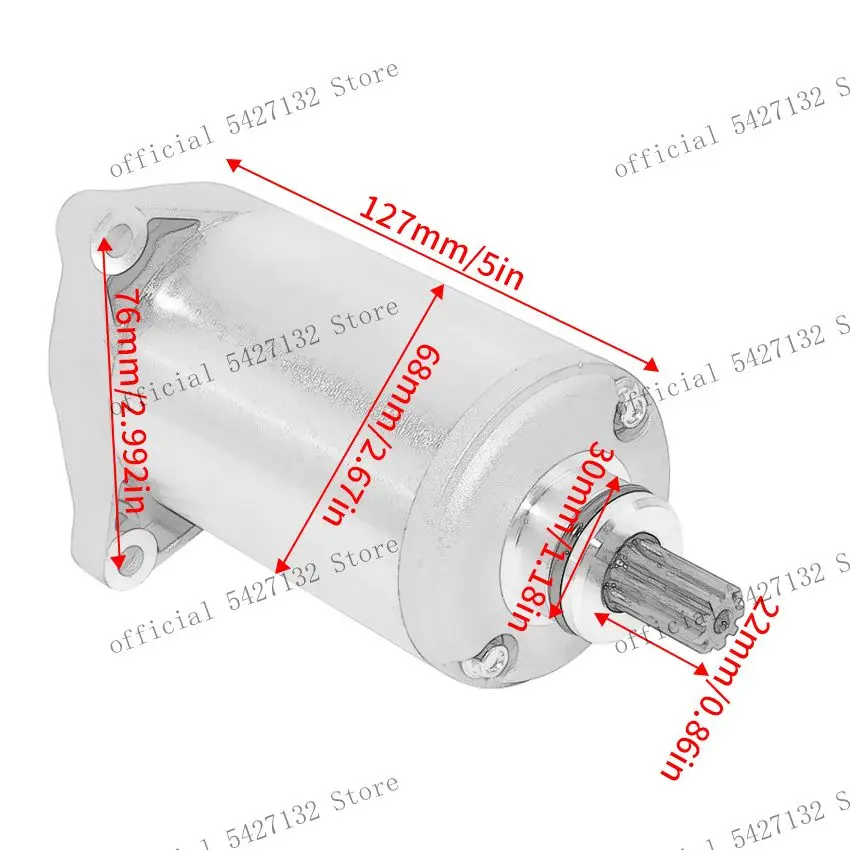 Starter Motor Set Engine Pull Starter Moto For Suzuki Quadrunner 250 300 GN250 GZ250 LT250 LT300 TU250 LT250EF LT300E TU250X