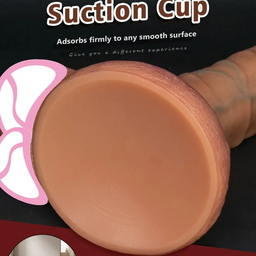 Soft Dildo Realistic Penis Double-layer Silicone Sex Toys Female Masturbator Suction Cup Dildos For Women Men sex toys