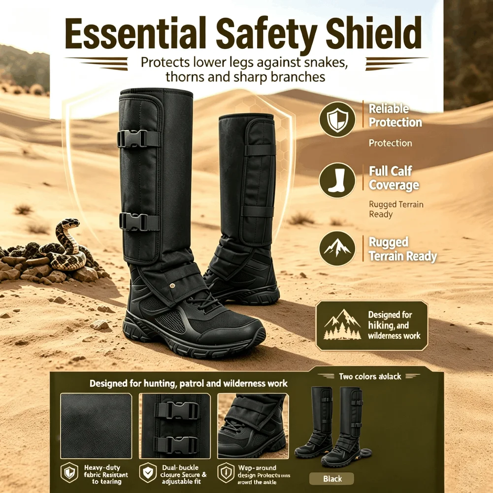 slider image of Snake Bite Proof Leg