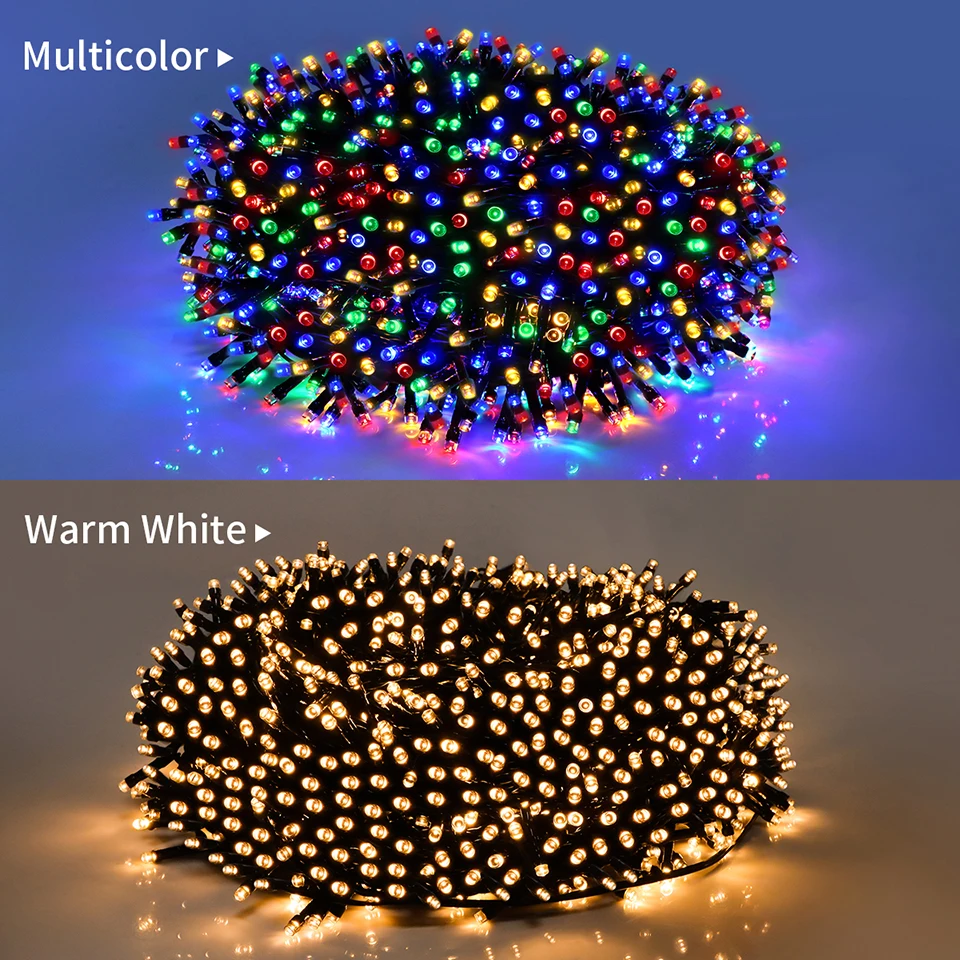 10M-100M LED Festival Lights Outdoor LED String Garland Light 110V 220V to DC24V Home Garden Party New Year Wedding Decoration