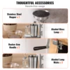 VEVOR Manual Oil Press Machine Stainless Steel Oil Extractor Machine Detachable Oil Presser for Effortless Cleaning Household 6