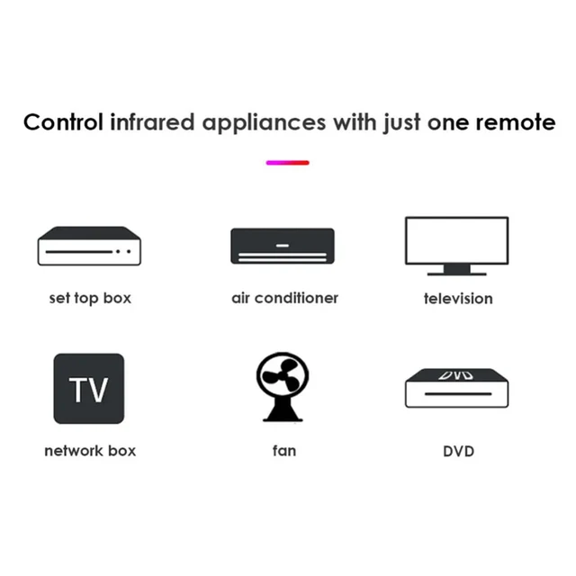 Tuya Smart WiFi Universal IR Remote Control Tuya Smart App Control Home Appliances Voice Control 6