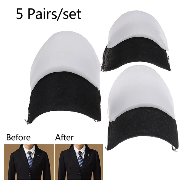 1Pair Foam Sponge Shoulder Pads Sewing Set-in Shoulder Pads For