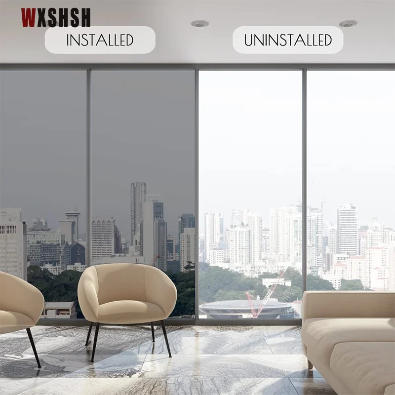 Reflective mirror film Anti UV Heat Insulation Solar Window Film Foil Stained Vinyl Home Raamfolie Multiple Color 100cm*600cm
