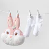 2pcs Drying Blanket Clip Multifunction Clothespin Balcony Windproof Drying Rack Rabbit Ear Fixator Home Laundry Storage Supplies 2