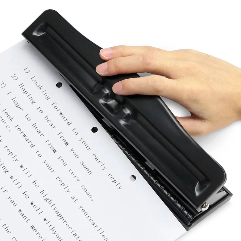 Perforatore Regolabile A 3/6 Fori Foro Tondo Distanza Regolabile 3/4/6 Fori Carta A Fogli Mobili 10 Fogli Di Rilegatura A4 Di Carta