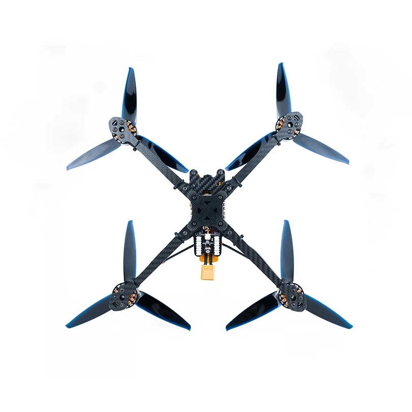 DarwinFPV Darwin129 7-дюймовый FPV Дрон Квадрокоптеры ELRS 2,4G Приемник M80 GPS F4 OSD 50A BLHeli_S Dshot600 800 МВт 1200TVL Камера FPV thumbnail 5