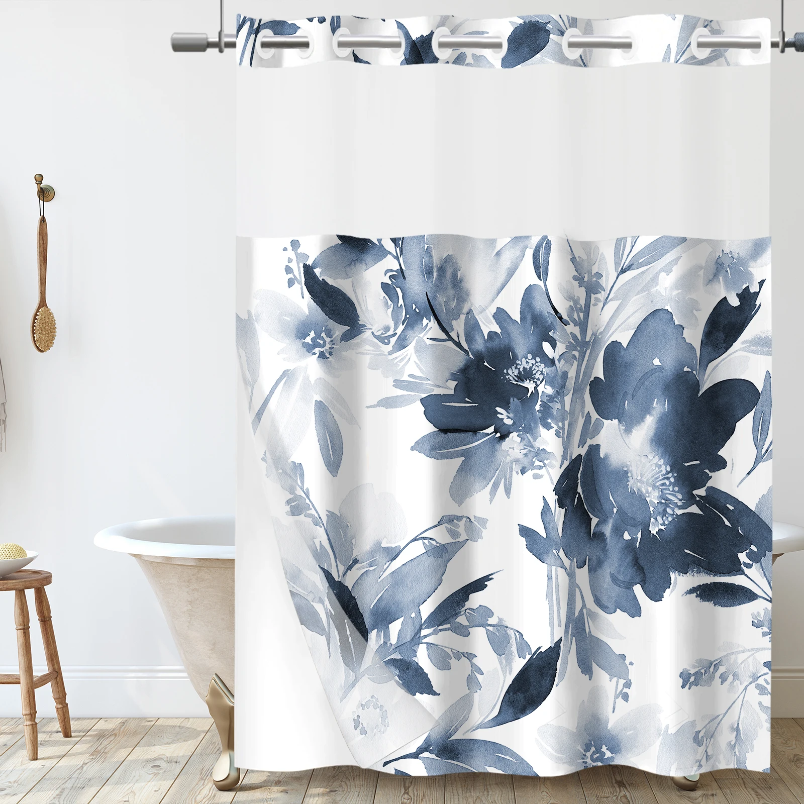 Floral Horizon Shower Curtain NCU0DV2026