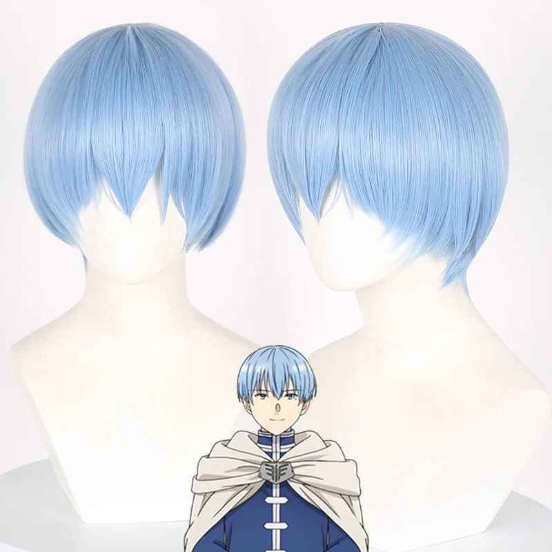thumbnail image 1 of Disfraz de Anime Sousou No Frieren Himmel, disfraz de Frieren At The Funeral, peluca, uniforme, conjunto completo, traje de Halloween y Navidad para hombre adulto, 1 of 5