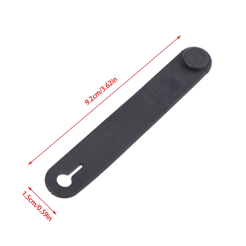 10-Piece Elastic Motorcycle Cable and Brake Line Securing Ties