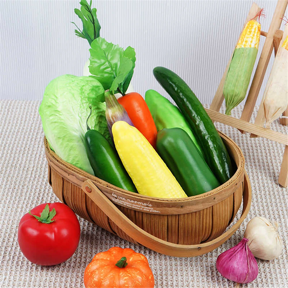 Pakchoi Celery potato pepper onion garlic bitter melon eggplant cucumber mushroom carrot bean fake Artificial Vegetables