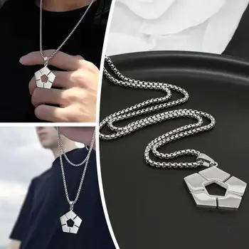 Anime Blue Lock Football Pendant Necklace Men Women Choker Jewelry Collares Kpop Korean Chain Fashion Gifts Collar U9C2
