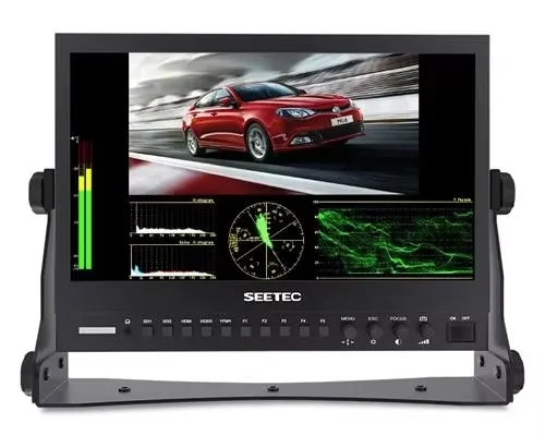 Seetec P133-9DSW 13.3 Inch IPS FHD 1920x1080 Broadcast HDMI-compatible 3G-SDIWaveform/Vector Professional Desktop LCD