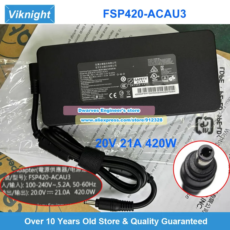 FSP420-ACAU3 AC 어댑터 20V 21A 420W MECHREVO Drago..