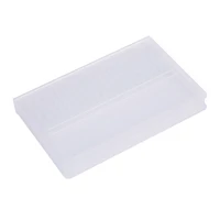 Empty Clear Drill Bits Storage Box Files- Holder Display Grinding for Head Container for Case Manicure Accesso 1