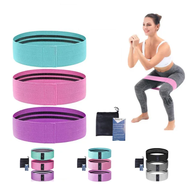 Anti Slip High Elastic Fabric For Fitness And Beauty Hip Leg Hip Loop Resistance Band For Squatting Exercises