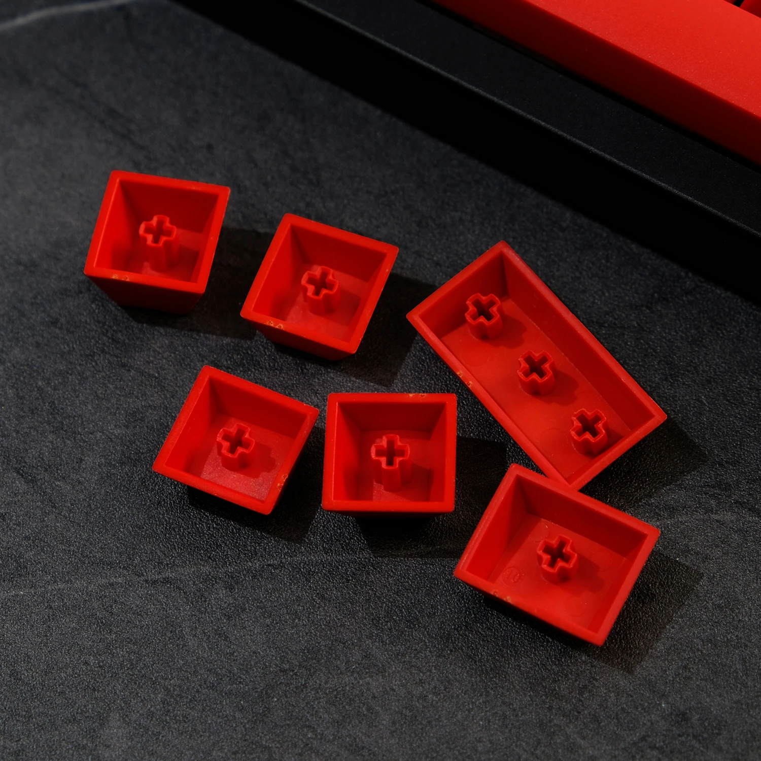 Teclas Vermelhas para Teclado Mecânico Perfil Cereja Pbt Sublimação de Tintura mx Switch Iso Digite 2.25u 2.75u 6.25u 7u 154 Chaves - Imagem 2