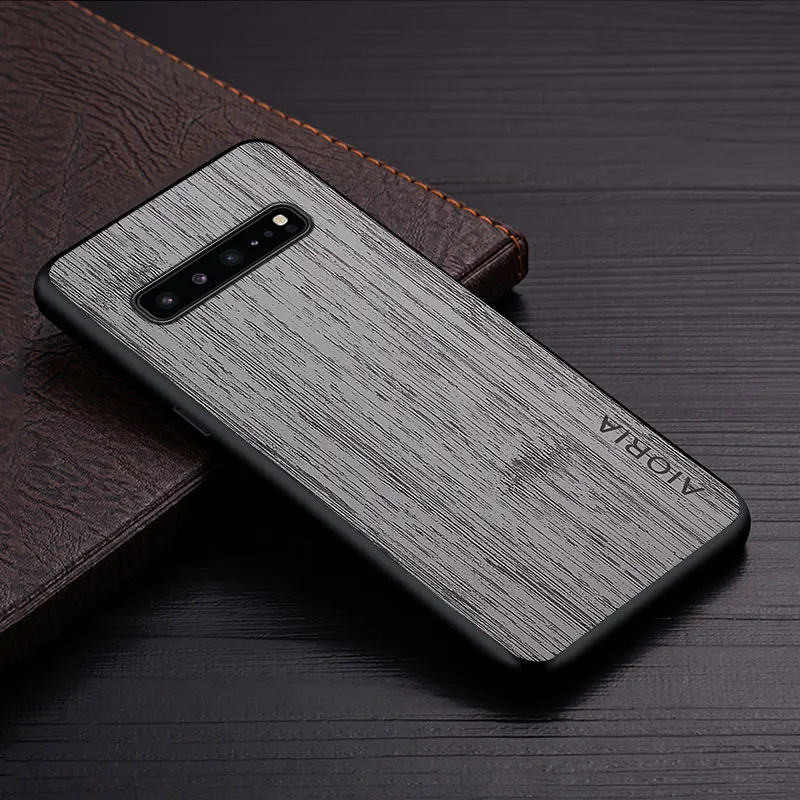 Luxury Bamboo Wood Pattern Leather Case - Premium Cover