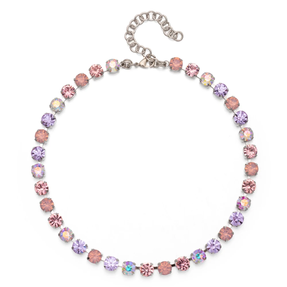 8mm Kristall Bunte Klaue Einstellung Halskette Für Frauen Winter Pullover Halsband Zubehör Diiamond Schmuck – Detail 18