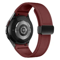 Cinturino ibrido in pelle e silicone - Bracciale elegante e versatile