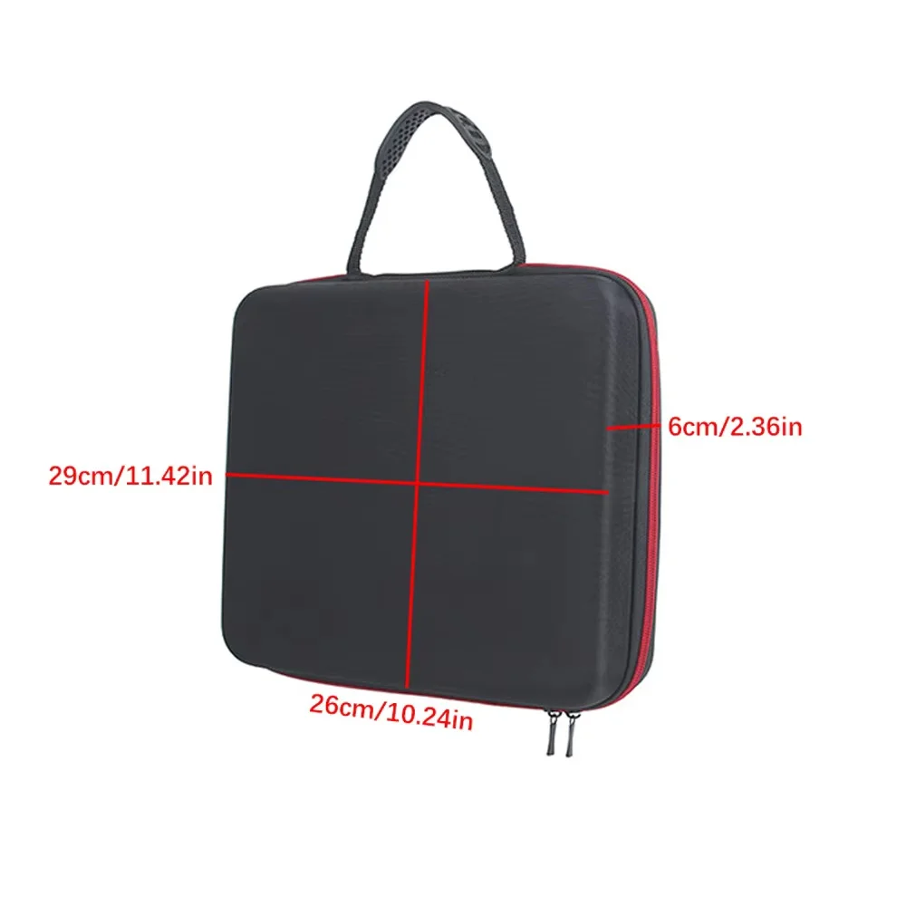 Portable One-to-four Storage Bag Wireless Microphone Carrying Case EVA Microphone Carry Case with Zipper Shock-proof Waterproof