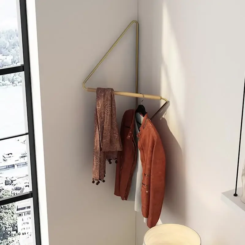 Corner Hanger Minimalist Design Designer Clothes Rack Coat Decorative Wall Bathroom Furniture Creative