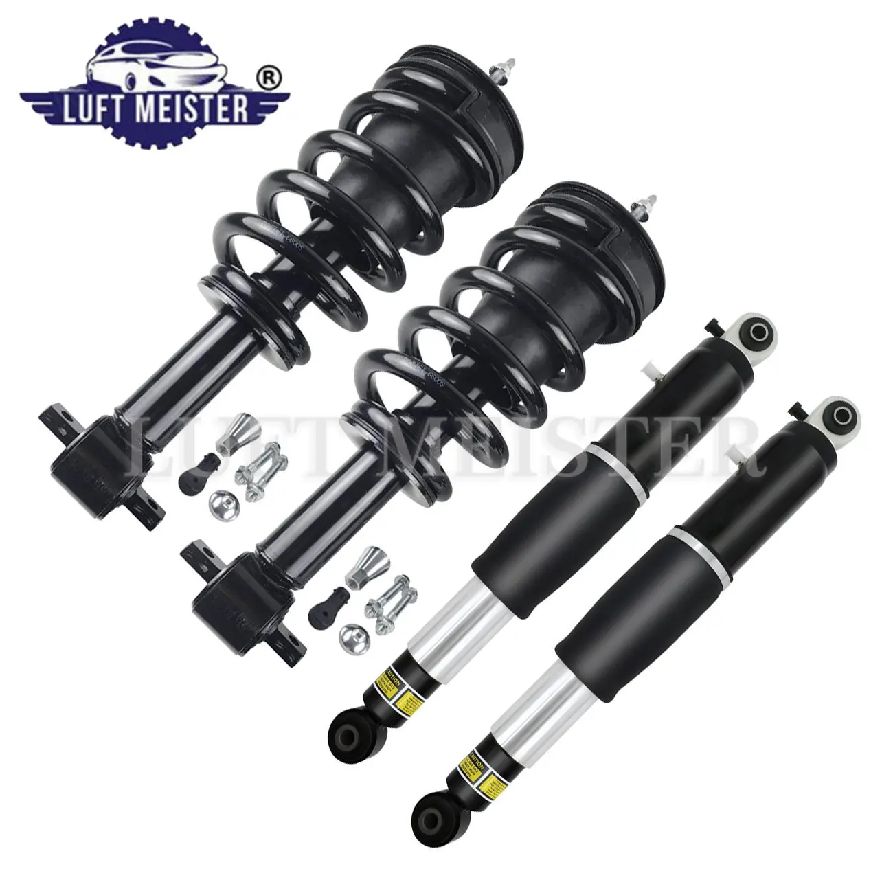 

For Cadillac Escalade/GMC Yukon 1500/ Chevrolet Avalanche / Suburban w/EBM 25888683 23487281 4PCS Front&Rear Shock Absorber