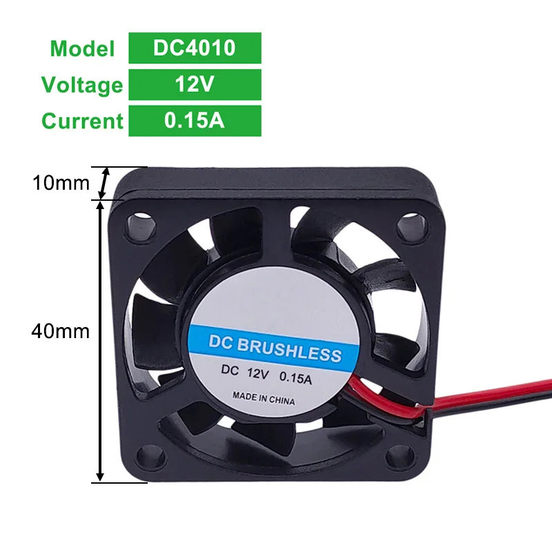 Enhanced Industrial DC Brushless Cooling Fan - Two-Line Sleeve Bearing - Multi-Voltage Options