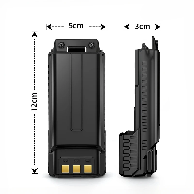 For Baofeng UV 5R Enlarger Battery 7.4V 3800mAh Type-C UV-5R Walkie Talkie Li-ion Battery For UV-5RA UV-5RE BL-5L Two Way Radio 3