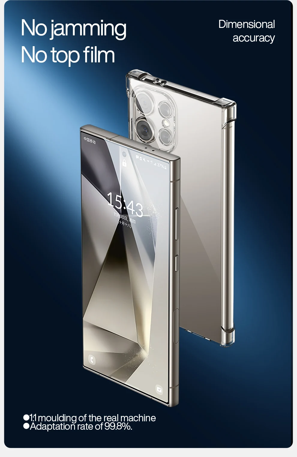 SmartDevil HD gehärtetes Glas für Samsung S25 Ultra S24 Vollbildschutz für Galaxy S24 Plus Anti-Fingerabdruck – Detail 15
