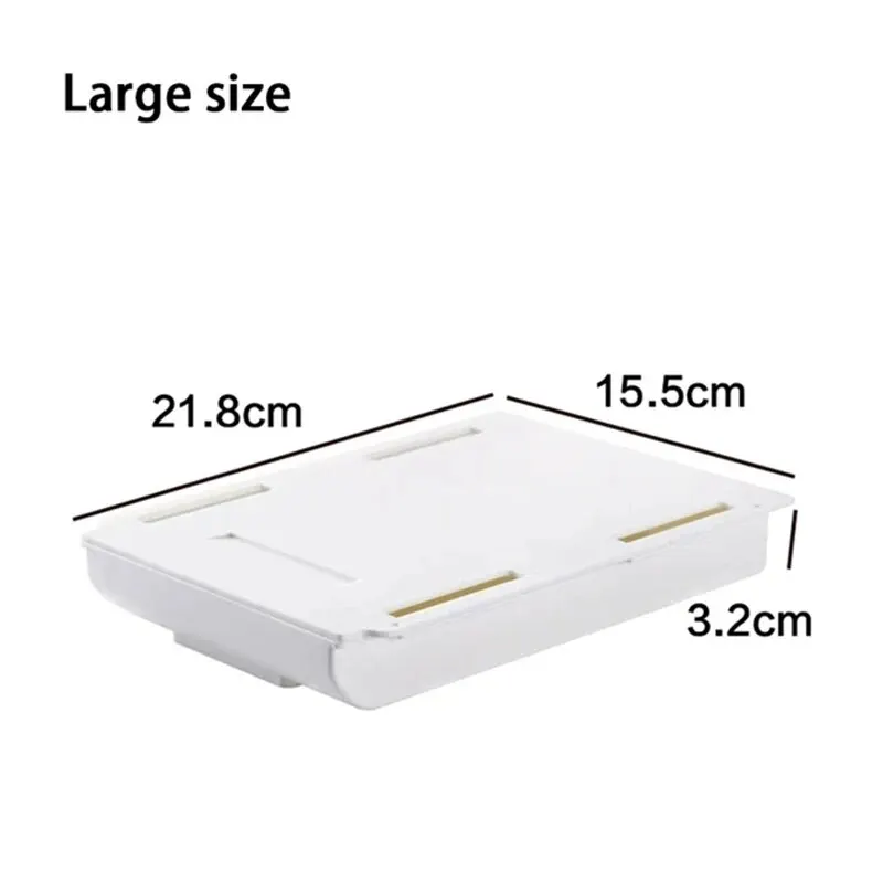 Under Desk Drawer Self Adhesive Storage Box Desktop Storage Box
