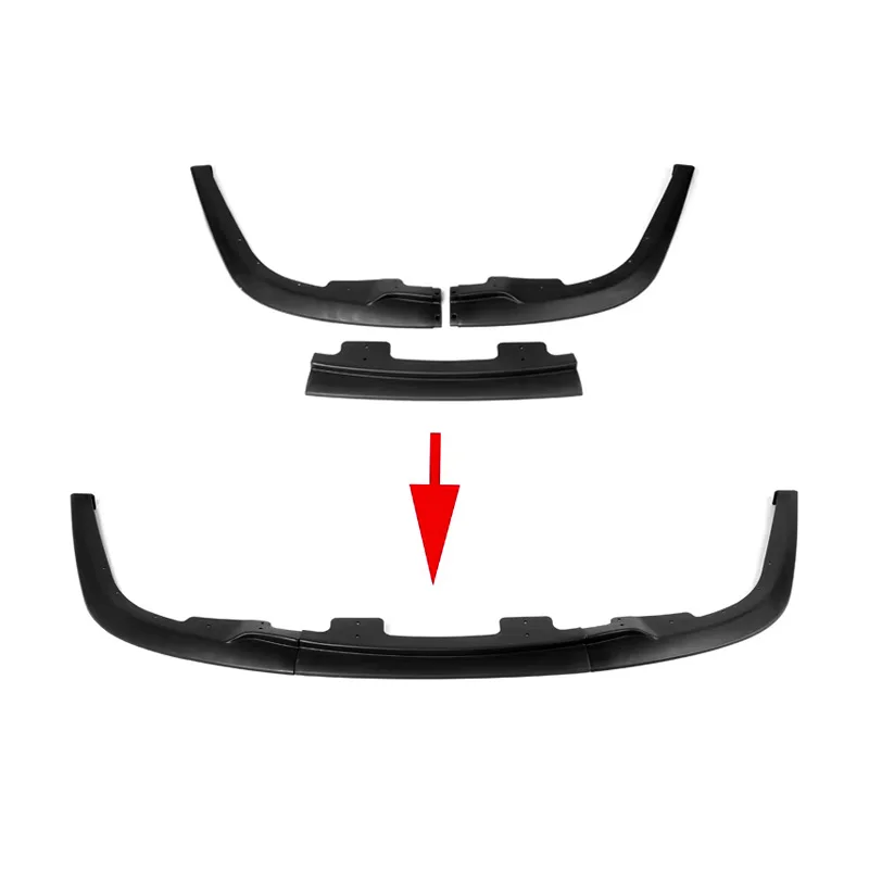 For Subaru Impreza WRX STI S204 2006-2007 Car Bumper Spoiler Bumper Lip Front Bumper Splitter Lip Carbon Look Body Kits Tuning Auto Parts