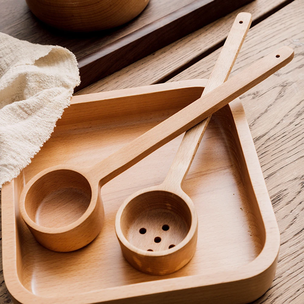 

Набор деревянных мерных ложек, кухонные мерные ложки, подставка для чая и кофе, инструменты для измерения, для дома