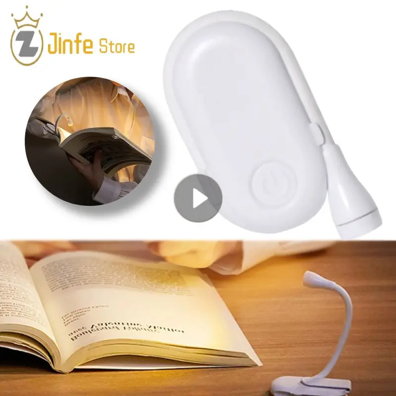 

Book Light Reading Lights For Books In Bed Led Book Night Lamp Rechargeable 3 Color Stepless Brightness Clip On Reading Lamp