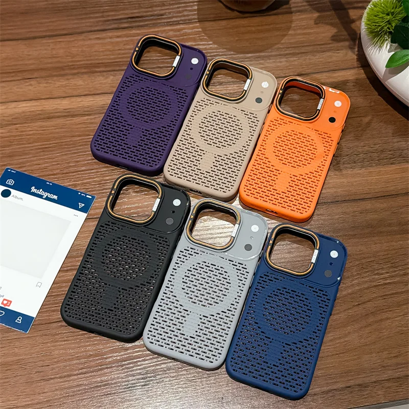 Breathable Magnetic Cooling Mesh Case with Lens Protection