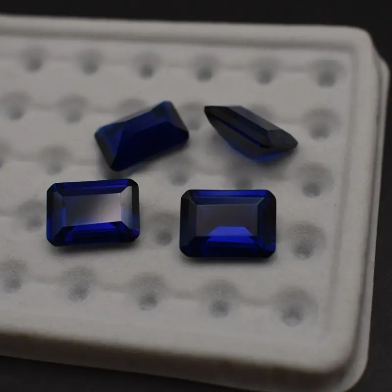 Natürlicher Saphir im Smaragdschliff, 13×18 mm, 15,0 ct, VVS, loser Edelstein für die Schmuckherstellung, DIY-Edelstein – Detail 3