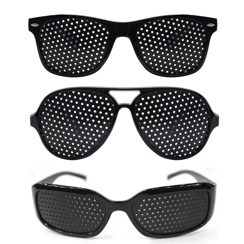 1-3 Pcs Anti-myopia Astigmatism Glasses Vision Correction Fatigue Pin Hole Glasses With Holes For Men Women Eyesight Improvement