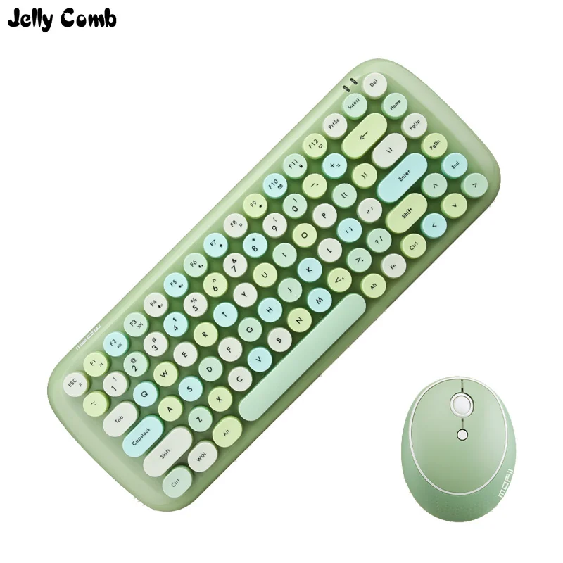 Iriver Retro Wireless Keyboard and Mouse Set Long Battery Life 2.4GHz Plug and Play Connection Keyboard and Mouse Included Yellow-White Iriver Retro Wireless Keyboard and Mouse Set Long Battery Life 2.4GHz Plug and Play Connection Keyboard and Mouse Included Yellow-White