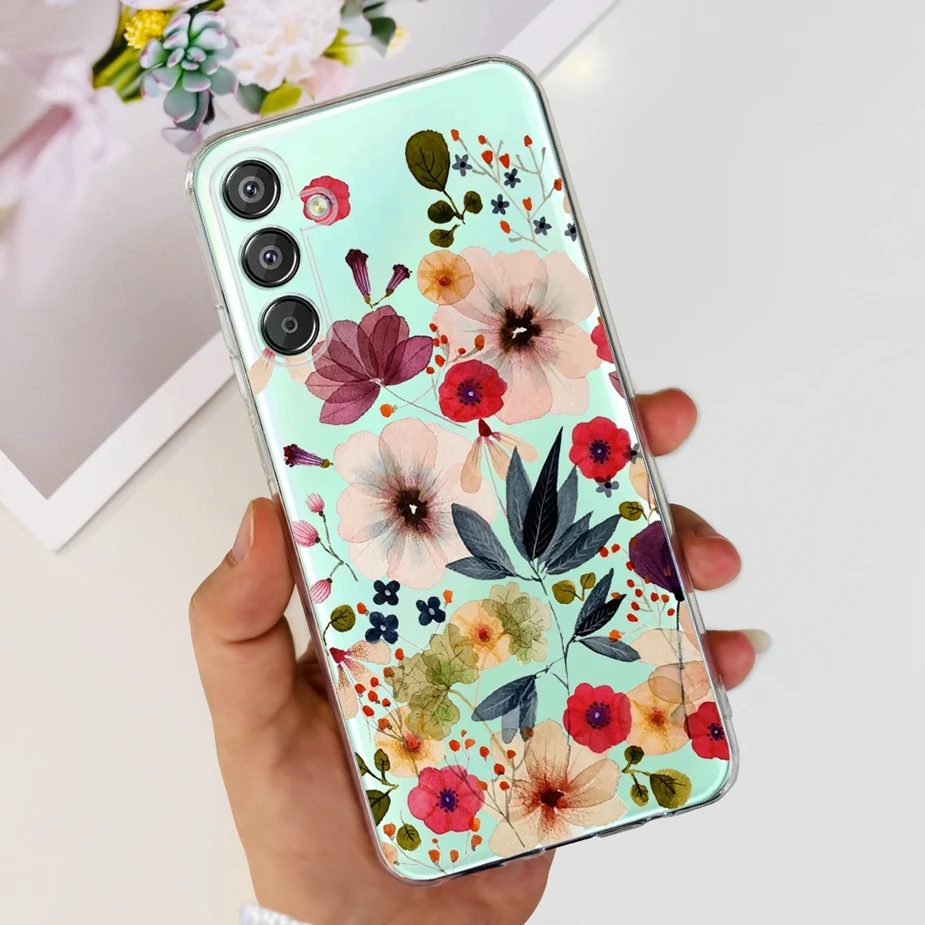 New Fashion Painted Clear Silicone Soft TPU Phone Case Bumper