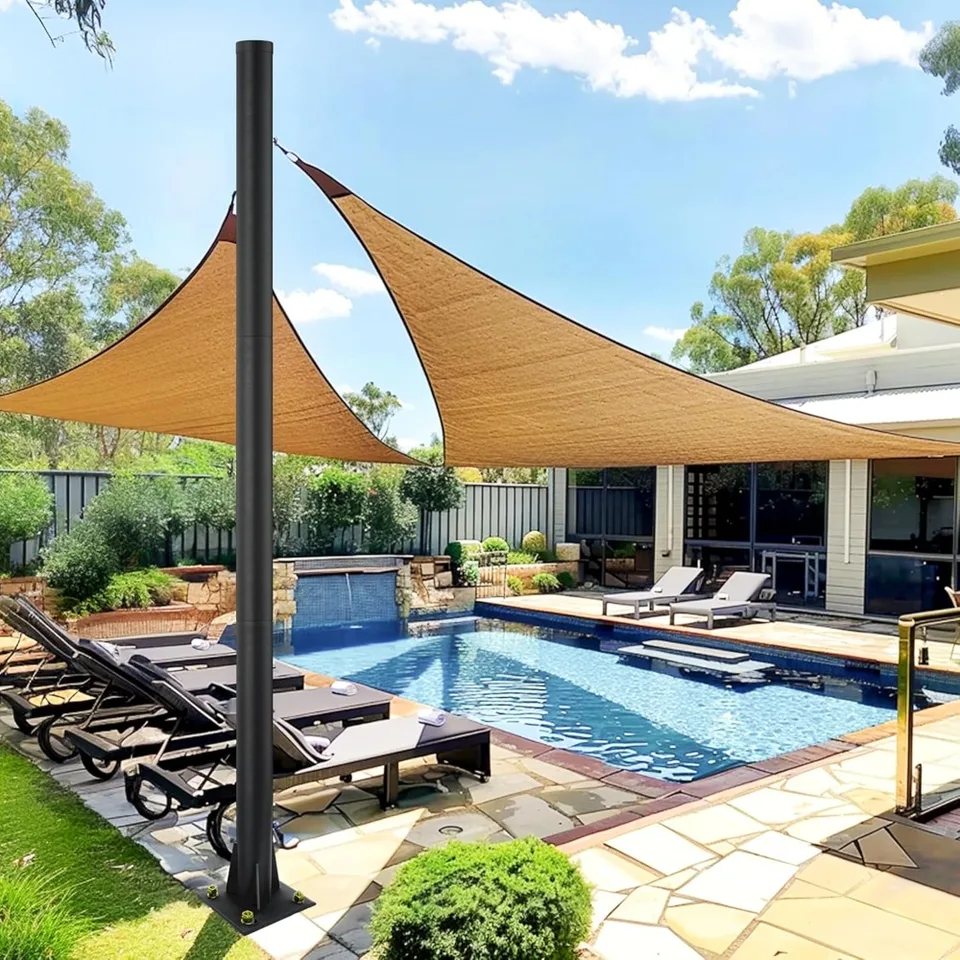 Heavy Duty 10 Feet Sun Shade Sail Poles