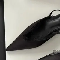 Sandales d'été à bout pointu pour femmes, chaussures à talons hauts, mode Banquet, robe de fête de mariage, escarpins de styliste, 2025 6