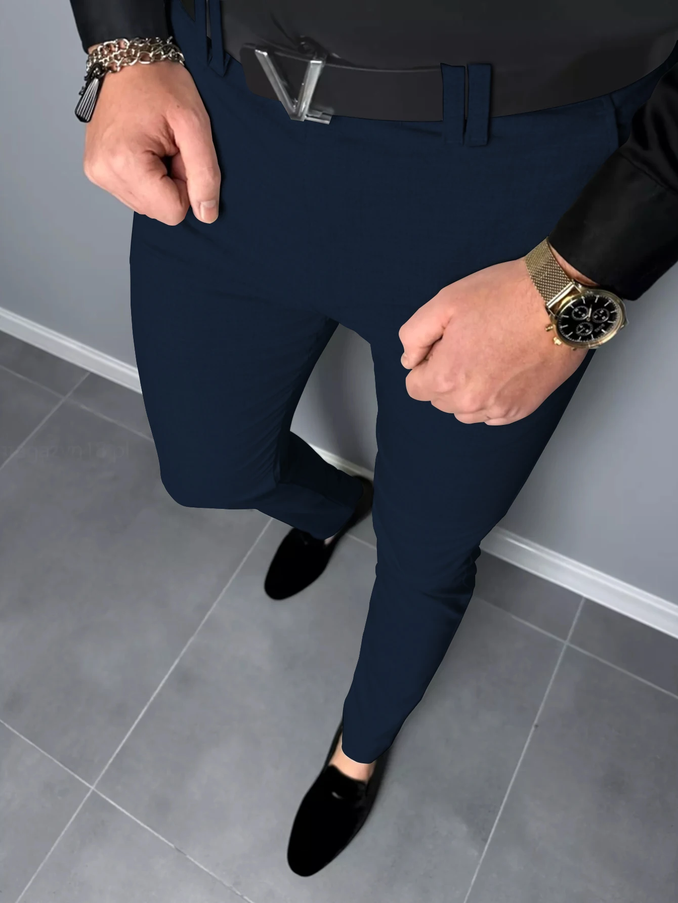 Men's Casual Pants Seasonal Comfort Regular Straight Leg