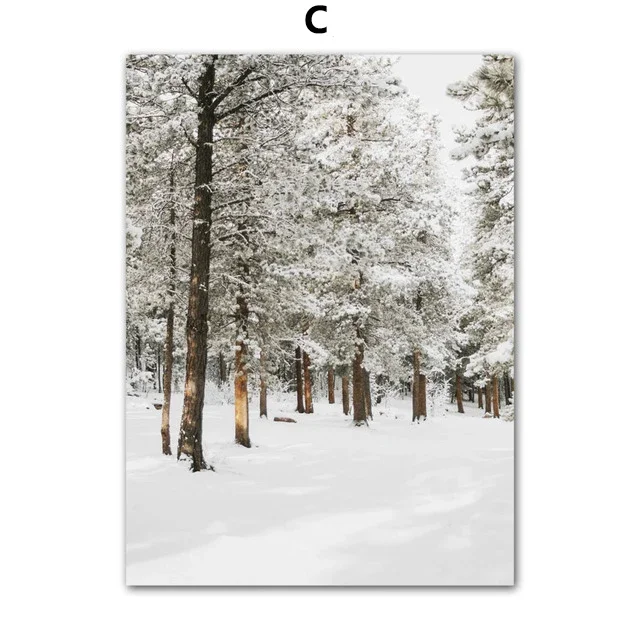 Venphude 冬の松の森の風景 キャンバスウォールアート 素朴なクリスマス 雪に覆われた松の木 ポスタープリント 水彩画 自然 荒野 壁装飾 アー Venphude 冬の松の森の風景 キャンバスウォールアート 素朴なクリスマス 雪に覆われた松の木 ポスタープリント 水彩画 自然 荒野 壁装飾  アートワーク リビングルーム用 12x16インチ フレームなし