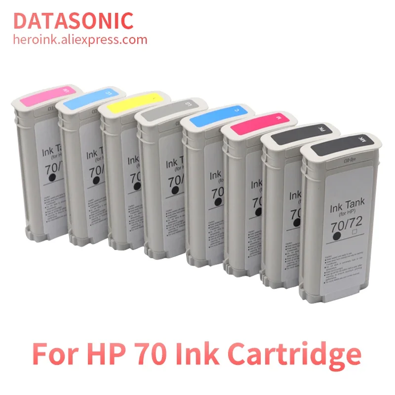 Cartuccia Di Inchiostro Dye Compatibile Hp70 Compatibile Per Hp Designjet Z2100 Z3100 Z3200 Z5200 Z5400 Cartuccia Di Inchiostro Plotter C9449A C9448A